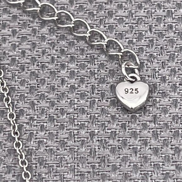 925 Silver Sterling Soul Sister Tree of Life Link Chain Necklace 18 to 20 Inch - Picture 6 of 7